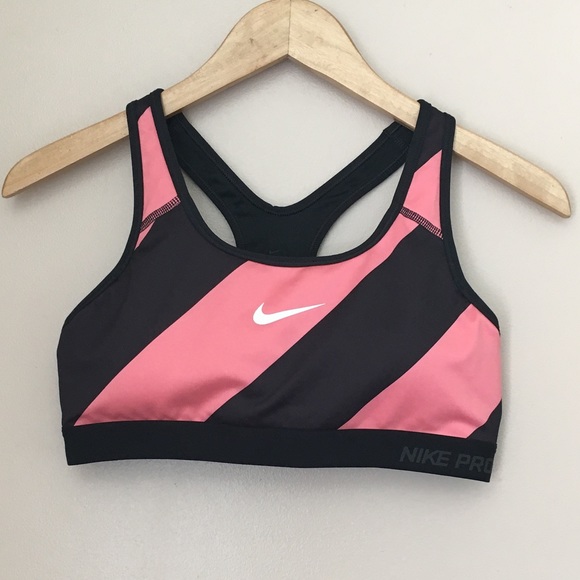 Nike Other - Pink & Black Nike Classic Strappy Sports Bra